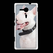 Coque Sony Xpéria SP Portrait de Bull terrier blanc 5