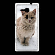 Coque Sony Xpéria SP Chat dans la neige