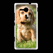 Coque Sony Xpéria SP Chiot cocker Spaniel