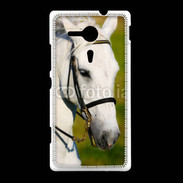 Coque Sony Xpéria SP Portrait cheval blanc 25