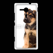 Coque Sony Xpéria SP Portrait chiot Berger allemand