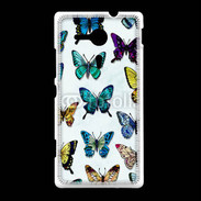 Coque Sony Xpéria SP Folie de papillons 25