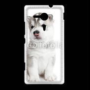 Coque Sony Xpéria SP Chiot Husky Sibérien 500