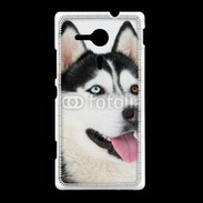 Coque Sony Xpéria SP portrait Husky 510