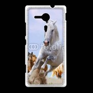 Coque Sony Xpéria SP Chevaux dans la prairie 2