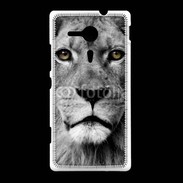 Coque Sony Xpéria SP Lion les yeux dans les yeux