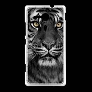 Coque Sony Xpéria SP Tigre les yeux dans les yeux
