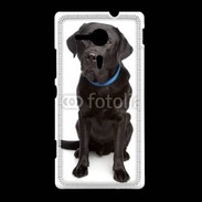 Coque Sony Xpéria SP Labrador noir adulte 600