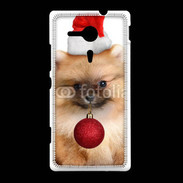 Coque Sony Xpéria SP Chiot de noël 810