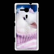 Coque Sony Xpéria SP Lapin et bonnet 500