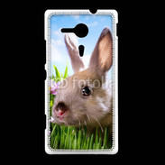 Coque Sony Xpéria SP Portrait de lapin 610