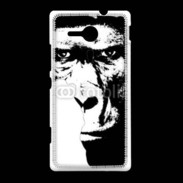 Coque Sony Xpéria SP Regard de gorille en dessin 150