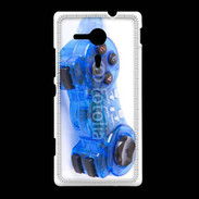 Coque Sony Xpéria SP Manette de jeux bleue