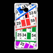 Coque Sony Xpéria SP Cartes de loto 5