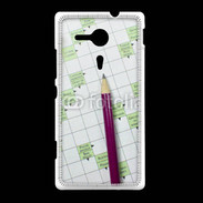 Coque Sony Xpéria SP Mots fléchés 1