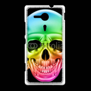 Coque Sony Xpéria SP Tête de mort couleur