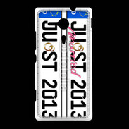 Coque Sony Xpéria SP Plaque Just maried
