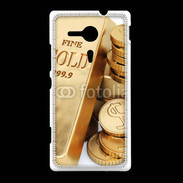 Coque Sony Xpéria SP Lingot et pièces d'or