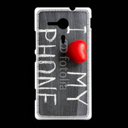 Coque Sony Xpéria SP J'aime mon téléphone