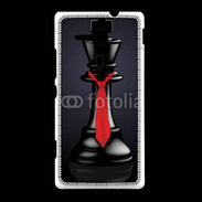 Coque Sony Xpéria SP Pièce d'échec avec cravatte