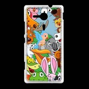 Coque Sony Xpéria SP Animaux cartoon