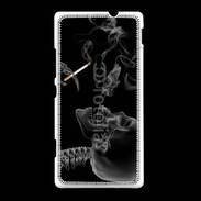 Coque Sony Xpéria SP Squelette fumeur