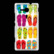 Coque Sony Xpéria SP Flip flop de tongues