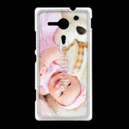 Coque Sony Xpéria SP Sourire de bébé en rose