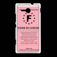 Coque Sony Xpéria SP Permis de conduire