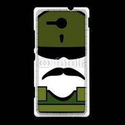 Coque Sony Xpéria SP Moustache militaire