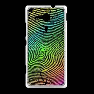 Coque Sony Xpéria SP Empreintes digitales de couleur