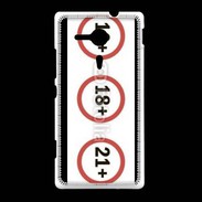 Coque Sony Xpéria SP Interdit au moins de ...