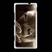 Coque Sony Xpéria SP Singe faisant un fuck