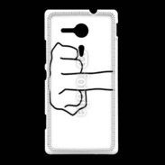Coque Sony Xpéria SP Fuck 1