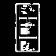 Coque Sony Xpéria SP humour panneau
