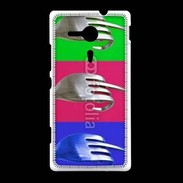 Coque Sony Xpéria SP Fuck fourchettes