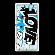 Coque Sony Xpéria SP Love cartoon 500