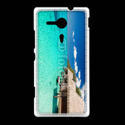 Coque Sony Xpéria SP Bungalow sur mer tropicale