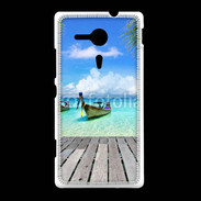 Coque Sony Xpéria SP Plage tropicale