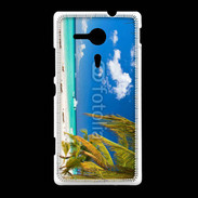 Coque Sony Xpéria SP Plage paradisiaque des caraïbes
