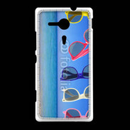 Coque Sony Xpéria SP Lunettes sur la plage