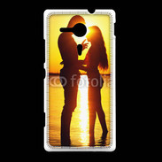 Coque Sony Xpéria SP Couple sur la plage