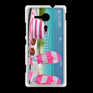 Coque Sony Xpéria SP La vie en rose à la plage