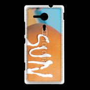 Coque Sony Xpéria SP Crème solaire SUN