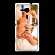Coque Sony Xpéria SP Pieds plage