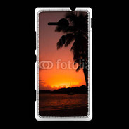 Coque Sony Xpéria SP Cocotier au soleil couchant
