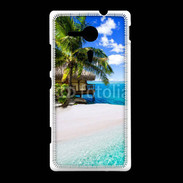 Coque Sony Xpéria SP Petite île tropicale sur l'océan indien