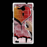 Coque Sony Xpéria SP Love graffiti