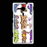 Coque Sony Xpéria SP Graffiti vector background collection