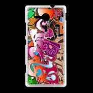 Coque Sony Xpéria SP graffiti seamless background 500